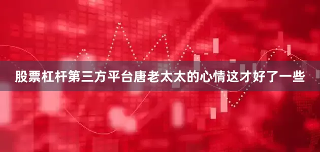股票杠杆第三方平台唐老太太的心情这才好了一些